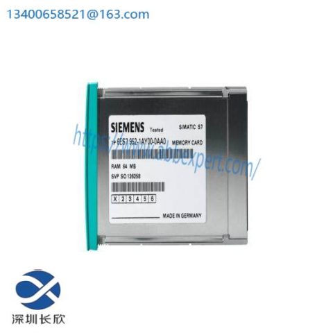 Siemens 6ES7952-0KH00-0AA0, RAM Memory Card for S7-400, 16MB