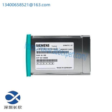 SIEMENS A5E01162141 Control Module, Industrial Automation