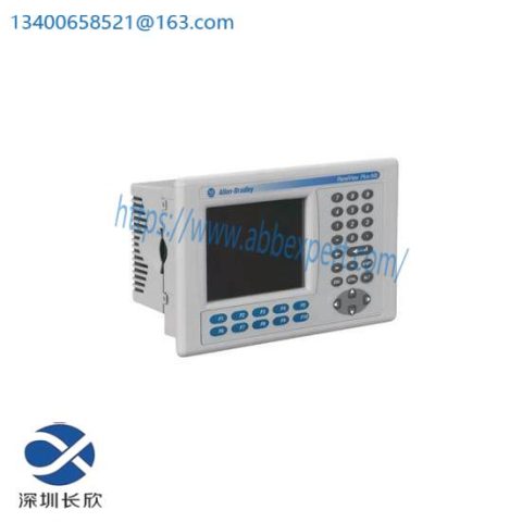 Rockwell Automation PanelView Plus 600 Compact Terminal, Touch, 5.5 Inch Color Display, Ethernet, RS-232 & Modular Communication Interface, DC Power, 64MB RAM, 64MB FLASH