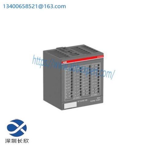 ABB AO523 - Advanced Analog Output Module, High Performance for Industrial Control Systems