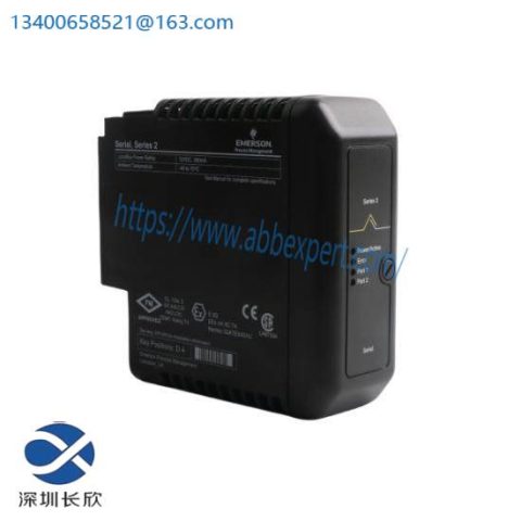 Emerson VE4006P2 Serial Interface Card: Industrial Control Module, High Performance, 220V