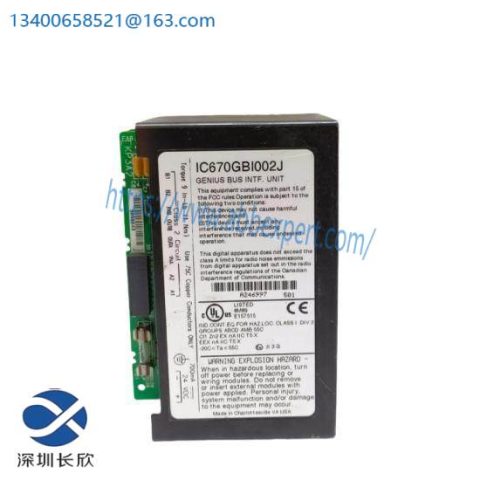GE FANUC IC670GBI002J - High Performance Remote I/O Module