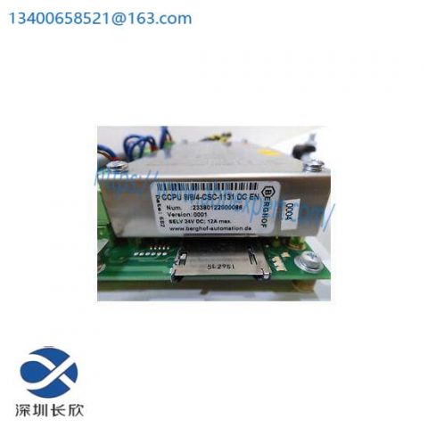 BERGHOF CCPU 8/8/4-CSC-1131 New: Advanced Control Module for Industrial Automation