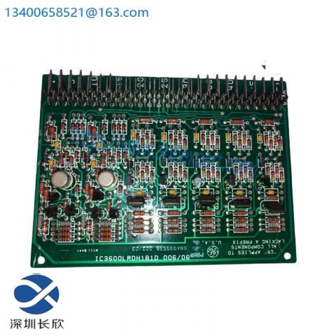 GE IC3600LRDH1B1D: Advanced Relay Driver Card for Scalable Control Systems