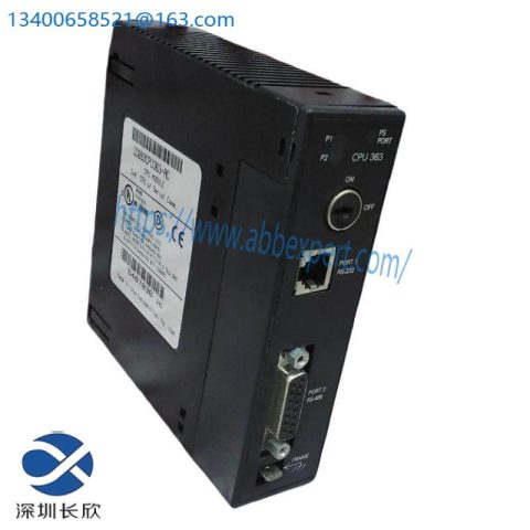 GE IC693CPU363 Single Slot CPU Module: High-Performance Control Core for Industrial Automation