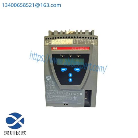 ABB's Advanced Soft Starter - PST72-600-70, 1SFA894007R7000, for Efficient Motor Control