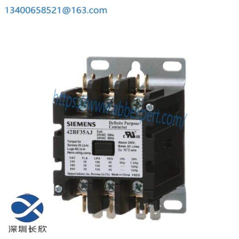 Siemens Furnas 42BF35AF Definite Purpose Contactor - Advanced Switching Solutions for Industrial Control