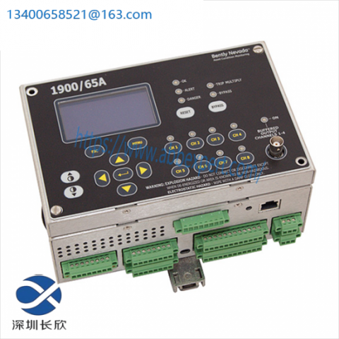 Bently Nevada 1900/65A, 172323-01: General Purpose Equipment Monitor