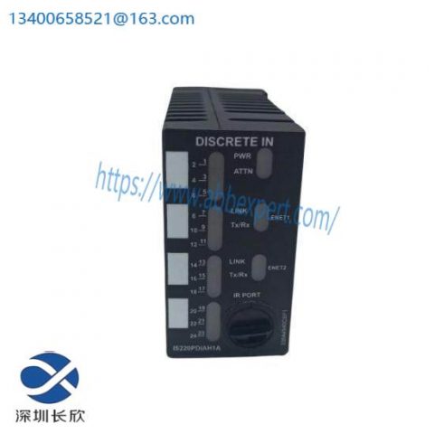 GE IS220PDIAH1A Discrete IO Pack; Manufacturer: GE-FANUC