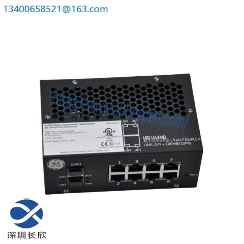 General Electric IS420ESWAH3A: Mark VIe IONet Switch - Industrial Ethernet Networking