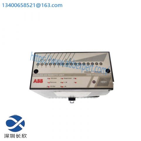 ABB ICSA04B5 Analog I/O Remote Unit - Advanced Industrial Control Solution