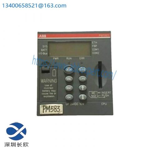 ABB AC500 CPU PM583-ETH: High Performance Modular Controller