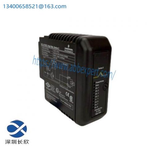 Emerson IC600BF819RR Series 6 Type R Thermocouple Input Module (8 points), Efficient Temperature Sensing for Industrial Automation