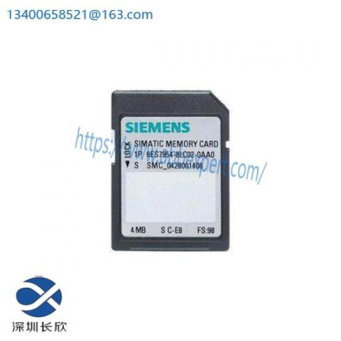 Siemens 6ES7954-8LC02-0AA0 Memory Card for Industrial Control Systems